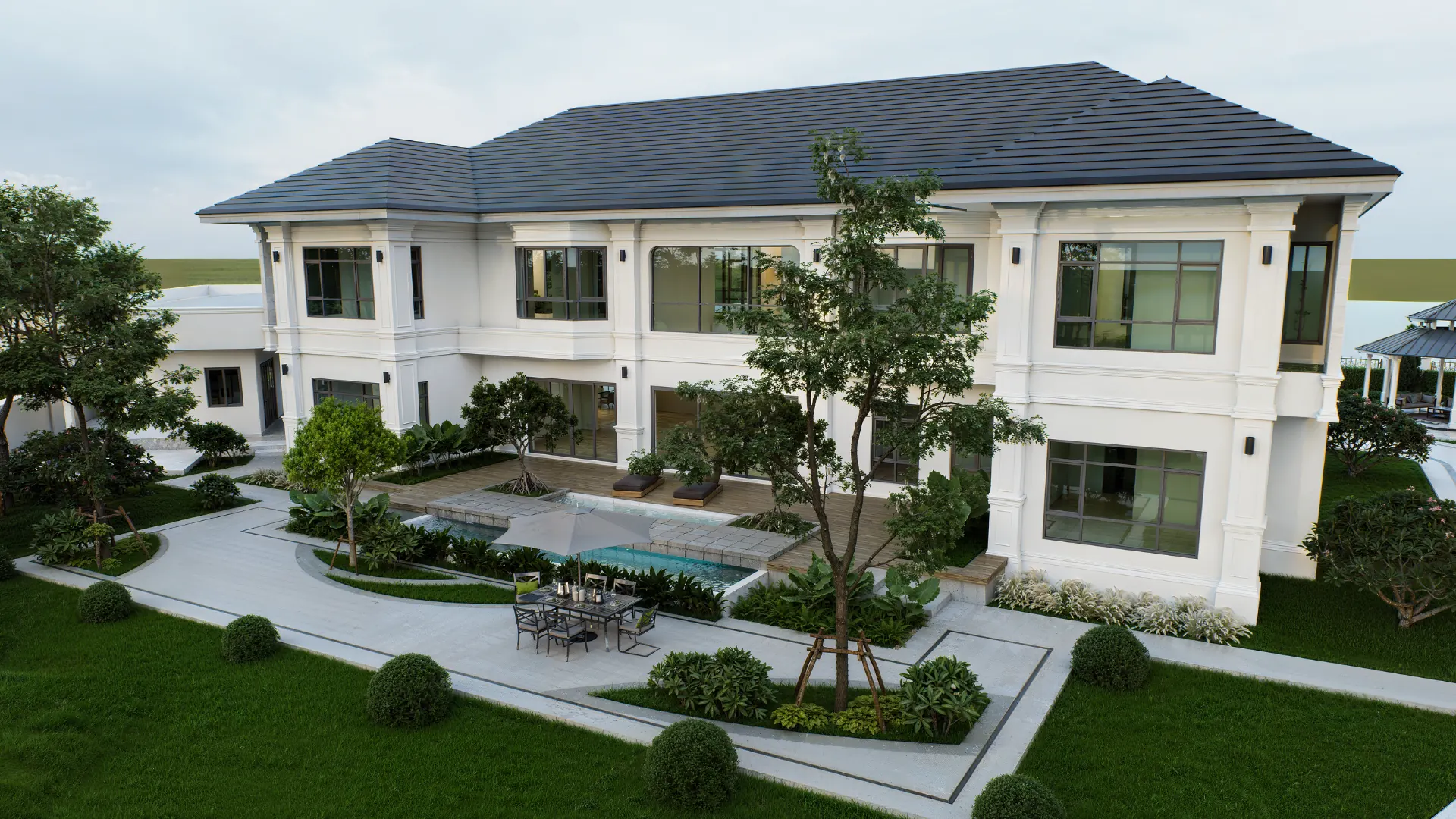 ผลงานออกแบบบ้านพักอาศัย โดย Triple E