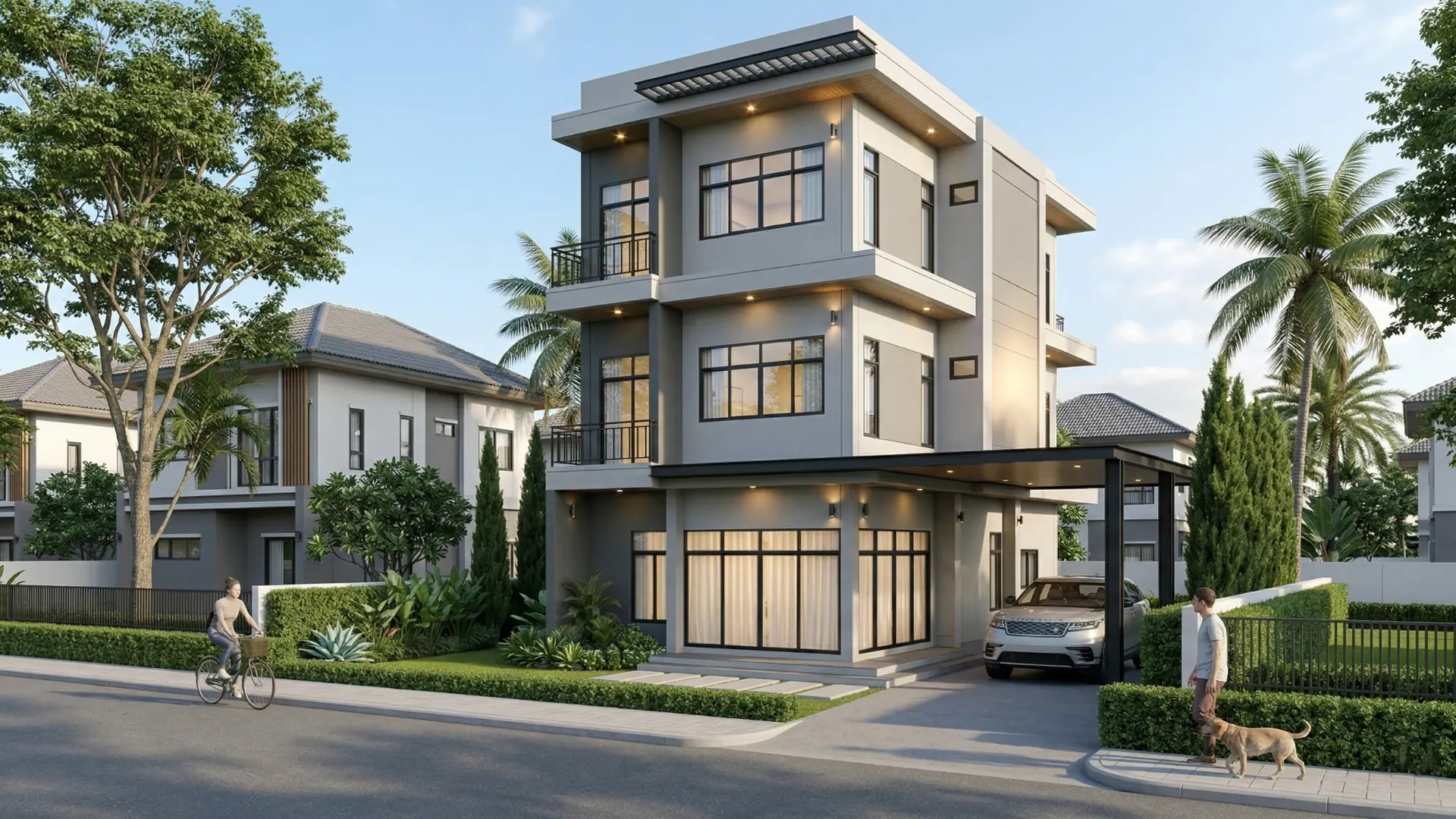 ผลงานออกแบบบ้านสองชั้น โดย Triple E